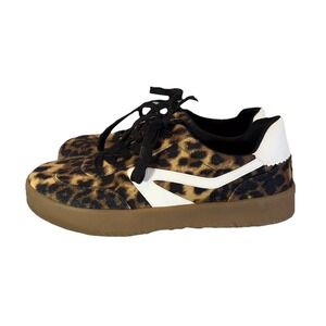 Dolce Vita Leopard Print Sneakers Size W 9.5 Leopard Shoes Animal Print Cheetah